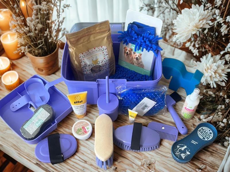 Putzbox offen ausgebreitet